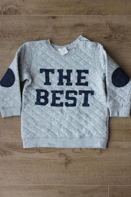 Prošívaná mikina, h&m,86