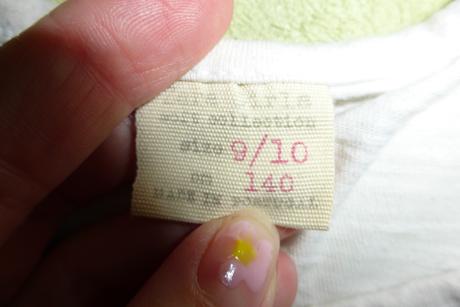 Krémové triko, zara,140