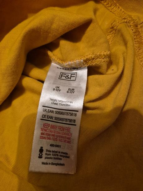 Chlapecké tričko s dinosaurem f&f vel. 140, f&f,140