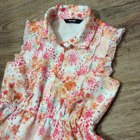 Lehoučké květinkové šaty, george,110