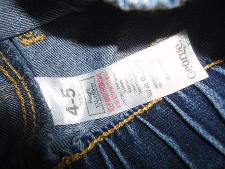 Krásné džegíny george, vel. 4-5 let, george,110