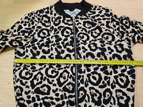 Mikina leopardní vzor, slabší, m