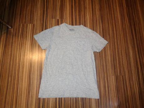 Krásné šedé melírované tričko s kapsičkou, marks & spencer,152