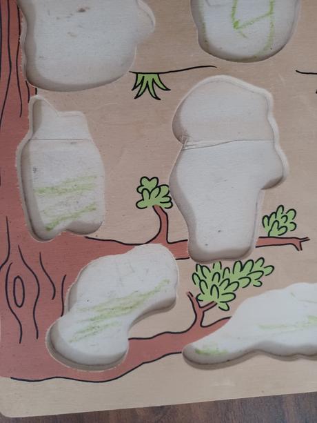 2krát dřevěná vkládačka, 