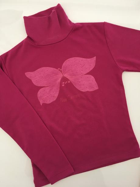 Dívčí trička dlouhý rukáv 3 ks, vel. 128 - 134, 128