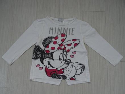 Dívčí triko s minnie, vel. 110, f&f,110