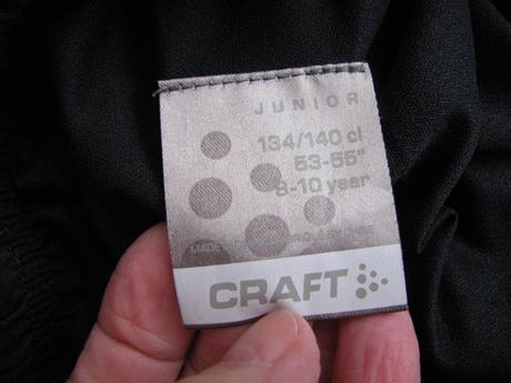 Chlapecké lehké černé šortky craft, craft,140