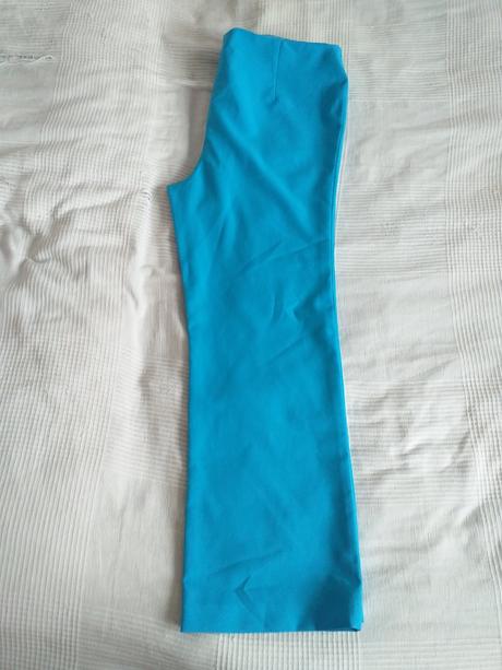 Tyrkysové dlouhé kalhoty 5xl/6xl, 5xl