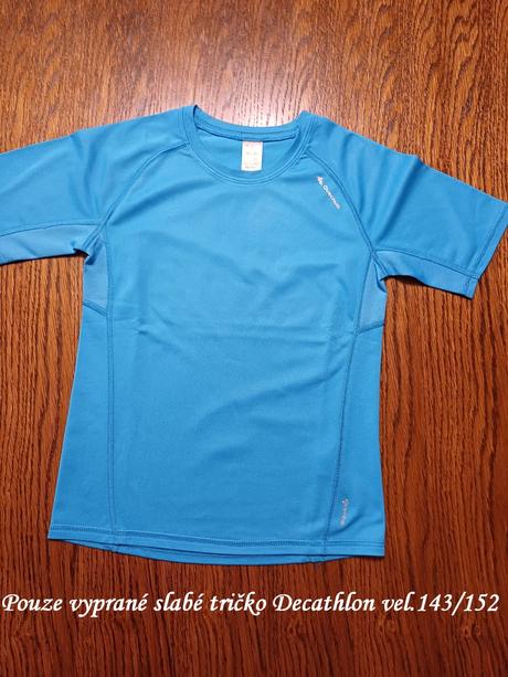 Tričko slabé vel.143/152, decathlon,146