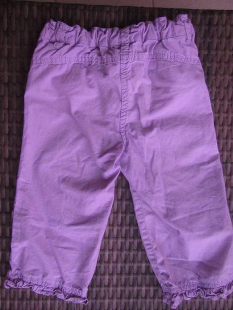 2x plátené 3/4 kalhoty šortky, palomino, 104-104, 110