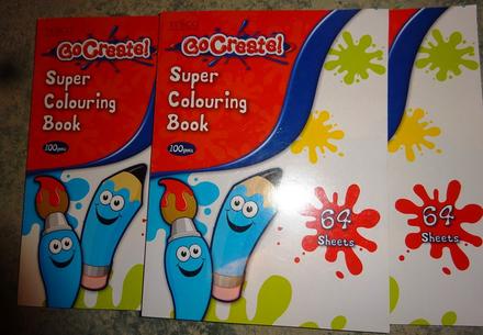 Go create kniha 64 stran malování,velikost a4,