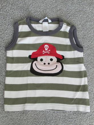 Letní tričko bez rukávů, h&m,86