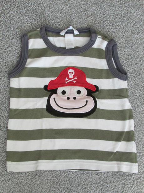 Letní tričko bez rukávů, h&m,86