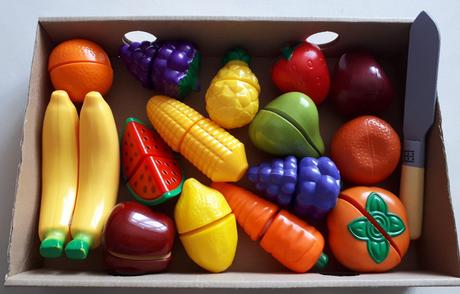 Alltoys plastové ovoce a zelenina na krájení,