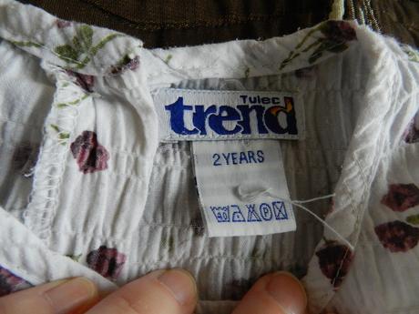 Tričko-halenka krátký rukáv s růžičkami, tulec trend,98