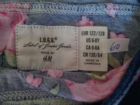 2 x šaty ham, vel 122/128, h&m,128