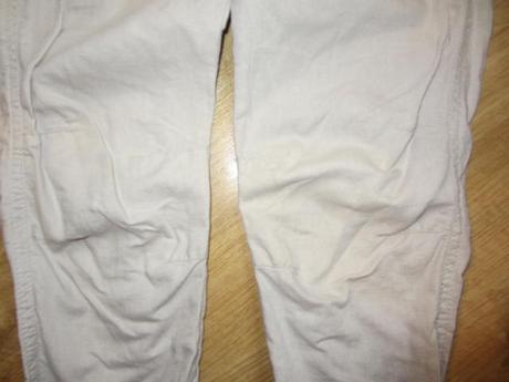  tenké, měkké lněné kalhoty na léto, h&m,110
