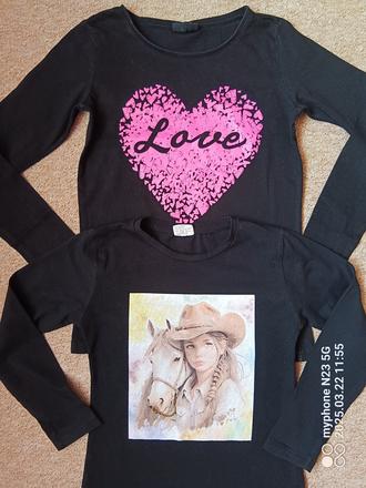 Tričko dl rukáv 2ks vel."134-140", 140