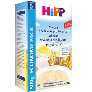 Mléčná první kaše pro kojence od Hipp