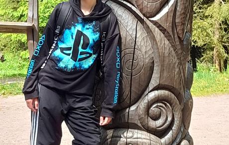 H&m playstation chlapecká mikina s kapucí, h&m,158