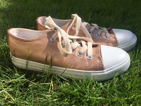 Dívčí tenisky/kecky/zlaté-rose gold metallic 22cm, 35