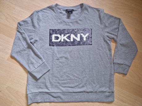 Mikina šedá měnící nápis dkny, dkny,m