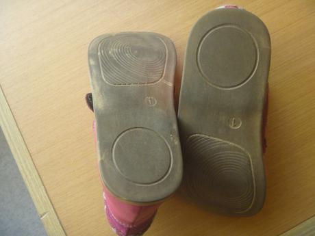 Růžové koženkové barefoot kotníčkové boty vel. 31, 31
