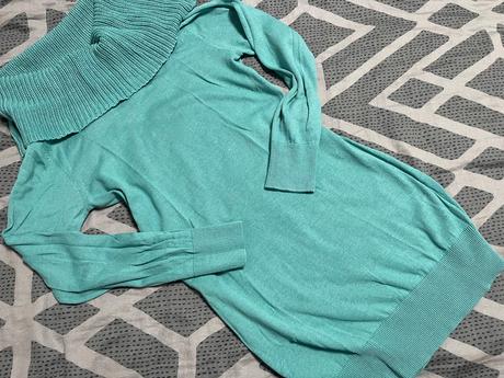 Prodlouzeny damsky svetr-saty, esmara,m