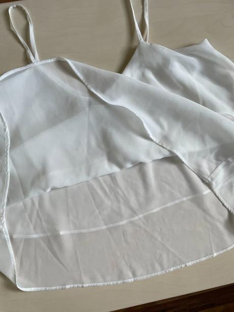 Bílý volán top, vel s, terranova, terranova,s