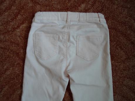 Růžové kalhoty rifle džíny h&m, h&m,122