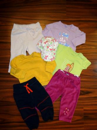 Balíček pro holčičku - vel. 74 - 7 kusů, 86–98