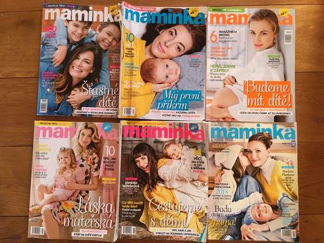 Časopis maminka 1,3-6/2017, 1/2018 (6 ks),