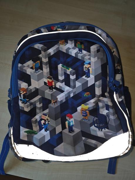 Školní batoh ve stylu minecraft pixelart topgal 11,