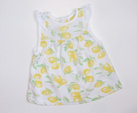 K92 tričko s citróny vel. 68, nutmeg,68