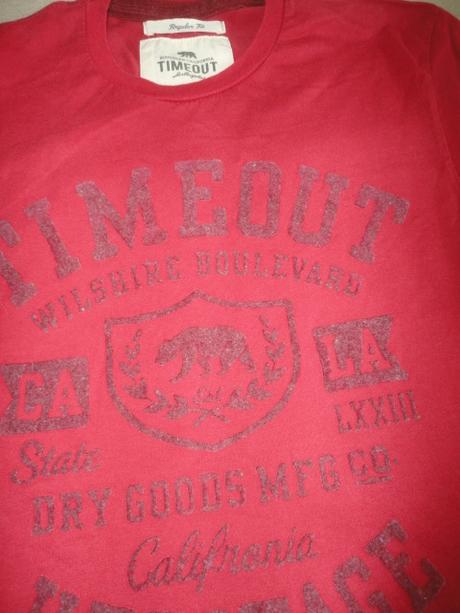 Krásné triko timeout regular fit, vel. s/m, timeout,m