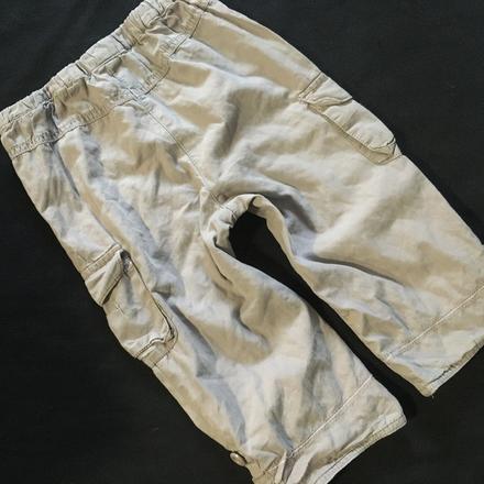 Vel. 80 plátěné kalhoty s podšívkou, 80