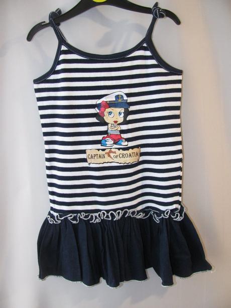 Letní elastické,bavlněné šatičky, 110