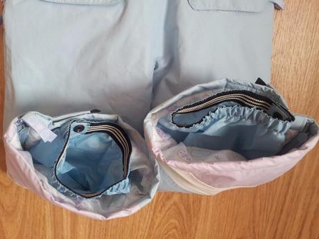 Šusťákové lyžařské kalhoty / oteplovačky, 2-3r., cherokee,98