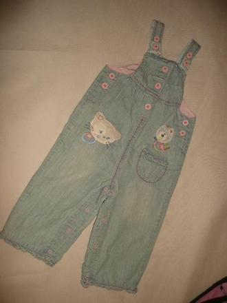 Luxusní kalhoty lacl next vel 86 12-18 měs kočka, next,86