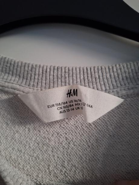 Mikina mašle vel. 158 / 164, h&m,158