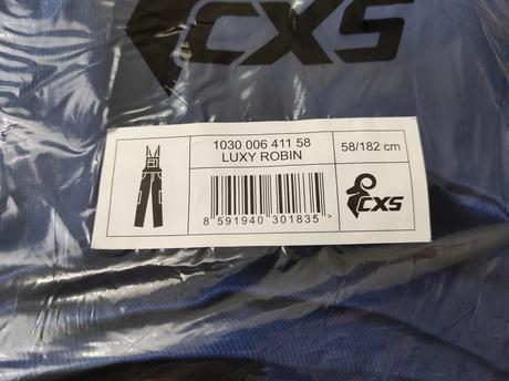 Nové montérky a blůza cxs 58/182, 58