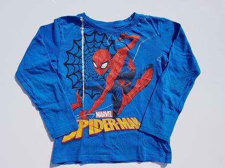 L220	chlapecké triko s dl. rukáve spiderman v. 122, 122
