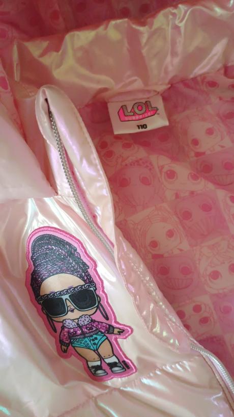 Krásná holografická přechodová bundička lol, 110