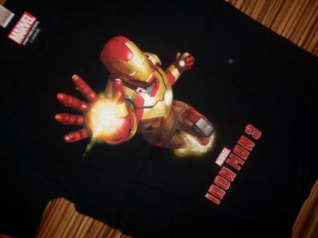 Černé bavlněné tričko marvel - iron man, marvel,164