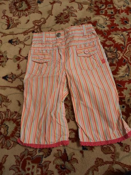 Letní pruhované kalhoty, kiki&koko,92