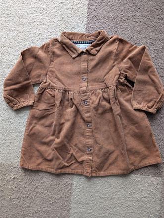 Hnědé šaty zara, zara,86