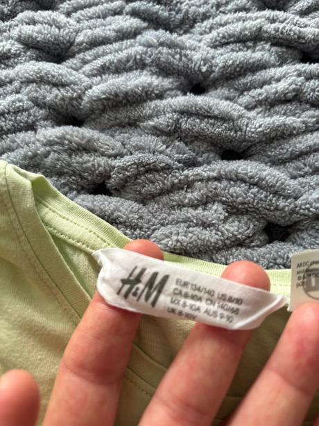 Triko bledě zelené - v.134/140 dívčí zn. h&m, h&m,134