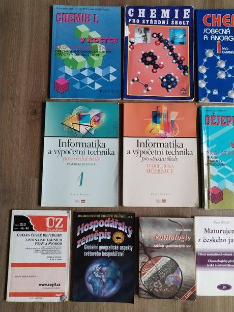 Učebnice pro střední školy, přípravy k maturitě, 