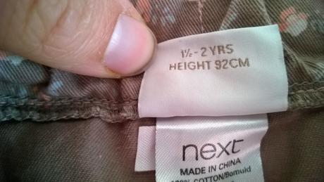 Kraťasy / šortky, vel 92, next, top stav, next,92