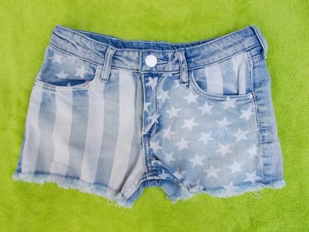 Dívčí riflové kraťasy, h&m,146
